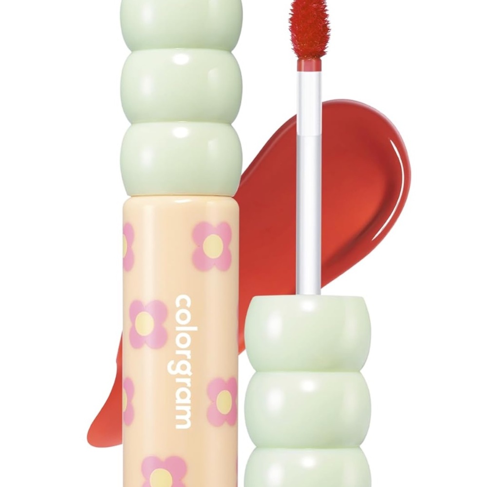 2 Colorgram Fruity Glass Lip Stain Joyful Tomato Red